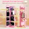 Kids Jewelry Organizer LED Mirror Full-Length 3-in-1 Storage MDF